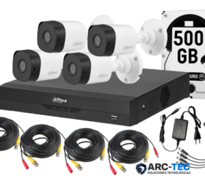 CCTV 4 Cámaras, DVR + Instalación